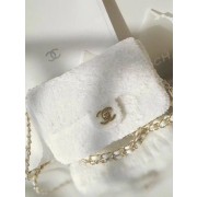 Chanel Flap Bag 1116 white HV05332gE29