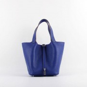 Hermes Picotin 22cm Bags togo Leather 8616 brilliant blue HV09246wv88