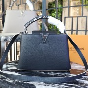 Louis Vuitton CAPUCINES PM M52388 black HV05163sp14