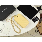 Replica Chanel Grained Calfskin & Gold-Tone Metal A70655 yellow HV02980Kg43