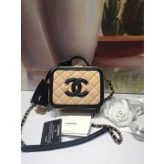 Replica Chanel mini Vanity Case Original A93342 apricot HV05322ij65