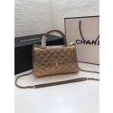 High Quality Chanel Small Flap Bag with Top Handle A92990 gold HV05361BH97