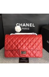 Chanel Flap Original Calf leather Shoulder Bag A227 red silver chain HV03527ta99