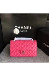Chanel Flap Original sheepskin Leather Shoulder Bag CF1112 rose silver chain HV03459lk46