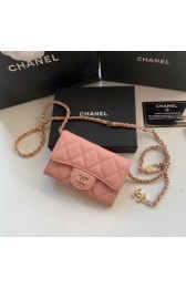 Chanel Original Grained Calfskin Pocket 81081 pink HV04627Ty85