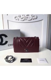 First-class Quality Chanel Classic Shoulder Bag Original Sheepskin Leather 5692 wine HV04002Sf41