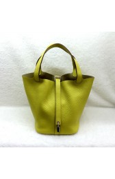 Hermes Picotin Lock 22cm Bags togo Leather 1048 Lemon HV00419Lp50