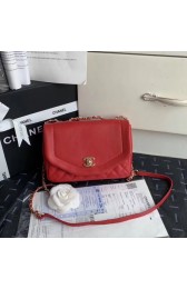 High Quality Replica Chanel Shoulder Bag Original Leather Red AS0729 Gold HV03068aR54