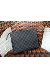 Louis Vuitton Clutch Bag M47542 Black HV04475FT35