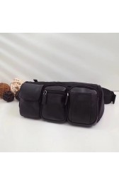 Prada Nylon and leather belt bag VA0258 black HV01702ta99