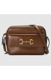 Replica Fashion Gucci Horsebit 1955 small shoulder bag 645454 brown HV05382HM85