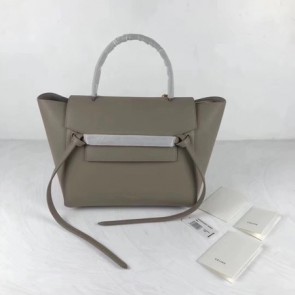 Celine Belt Bag Original Leather Tote Bag 9984 grey HV01039Mn81