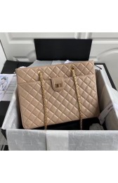 Chanel Original Lather Shopping bag AS6611 Beige HV03015FT35