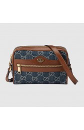 Fake Cheap Gucci Ophidia GG mini bag 517350 Dark blue HV01809Kt89