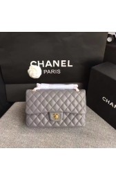 First-class Quality Chanel Flap Original sheepskin Leather Shoulder Bag CF1112 grey gold chain HV02778fm32