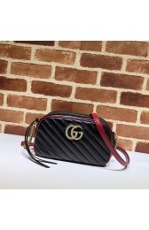 Gucci GG Marmont Matelasse Shoulder Bag A447632 Black HV01432Nw52