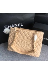 Imitation Chanel LE BOY GRAND SHOPPING TOTE BAG GST A50995 apricot Gold chain HV04133Fo38