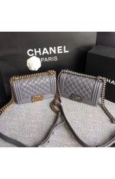 Replica Chanel Flap Shoulder Bag Original Sheepskin Leather LE BOY 67085 gray HV04459DY71